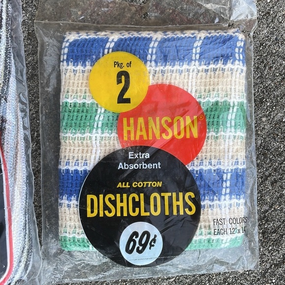 Vintage Terry Cloth Towels and Dishcloths NEW NOS 60s 70s Old School MCM - Picture 3 of 5